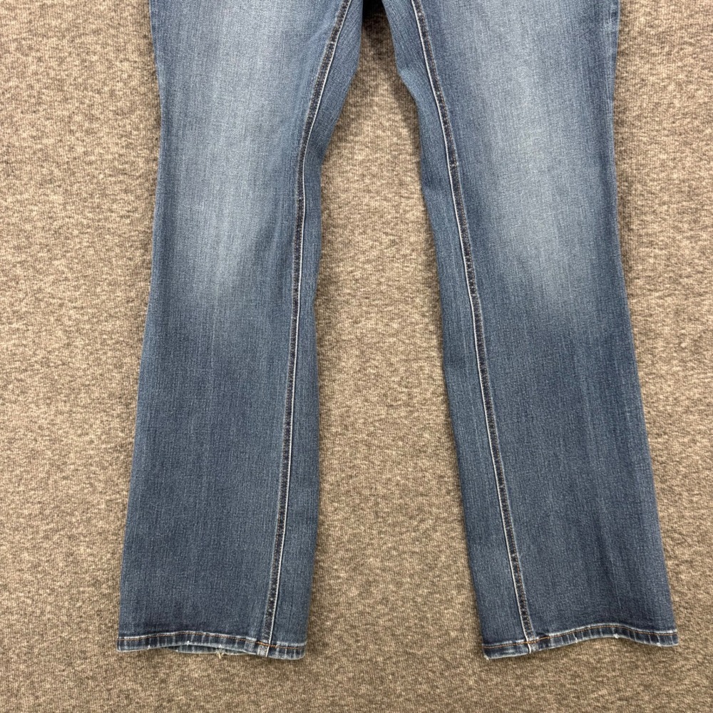 Time and Tru Womens High Rise Bootcut western Jeans Dark Wash Blue Size 12 - Picture 3 of 7
